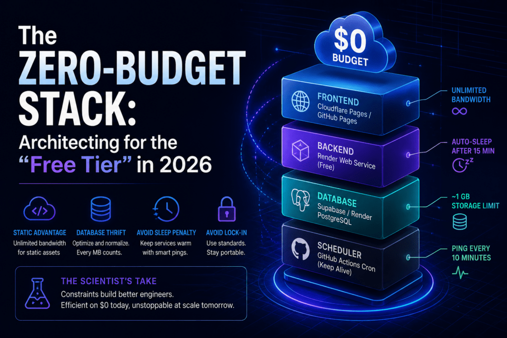 The Zero-Budget Stack: Architecting for the “Free Tier”